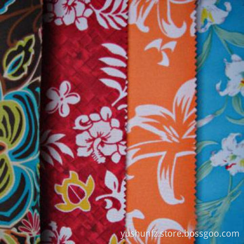 100 polyester twill microfiber beach style fabrics